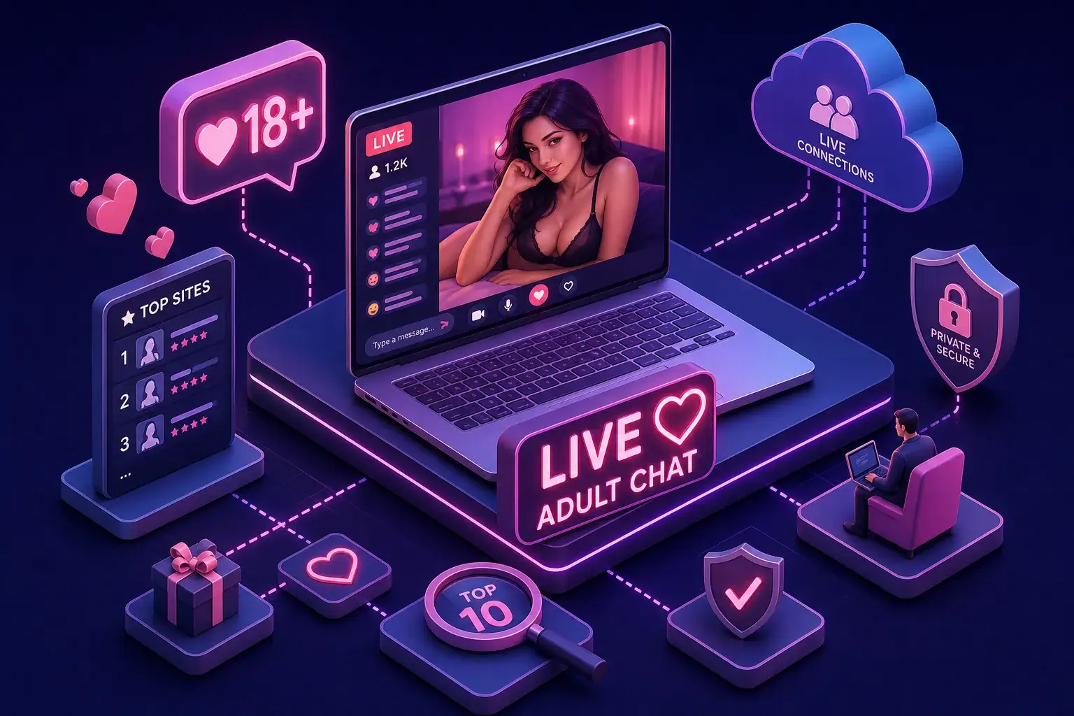 10 Top Sex Chat Sites for Live Adult Entertainment
