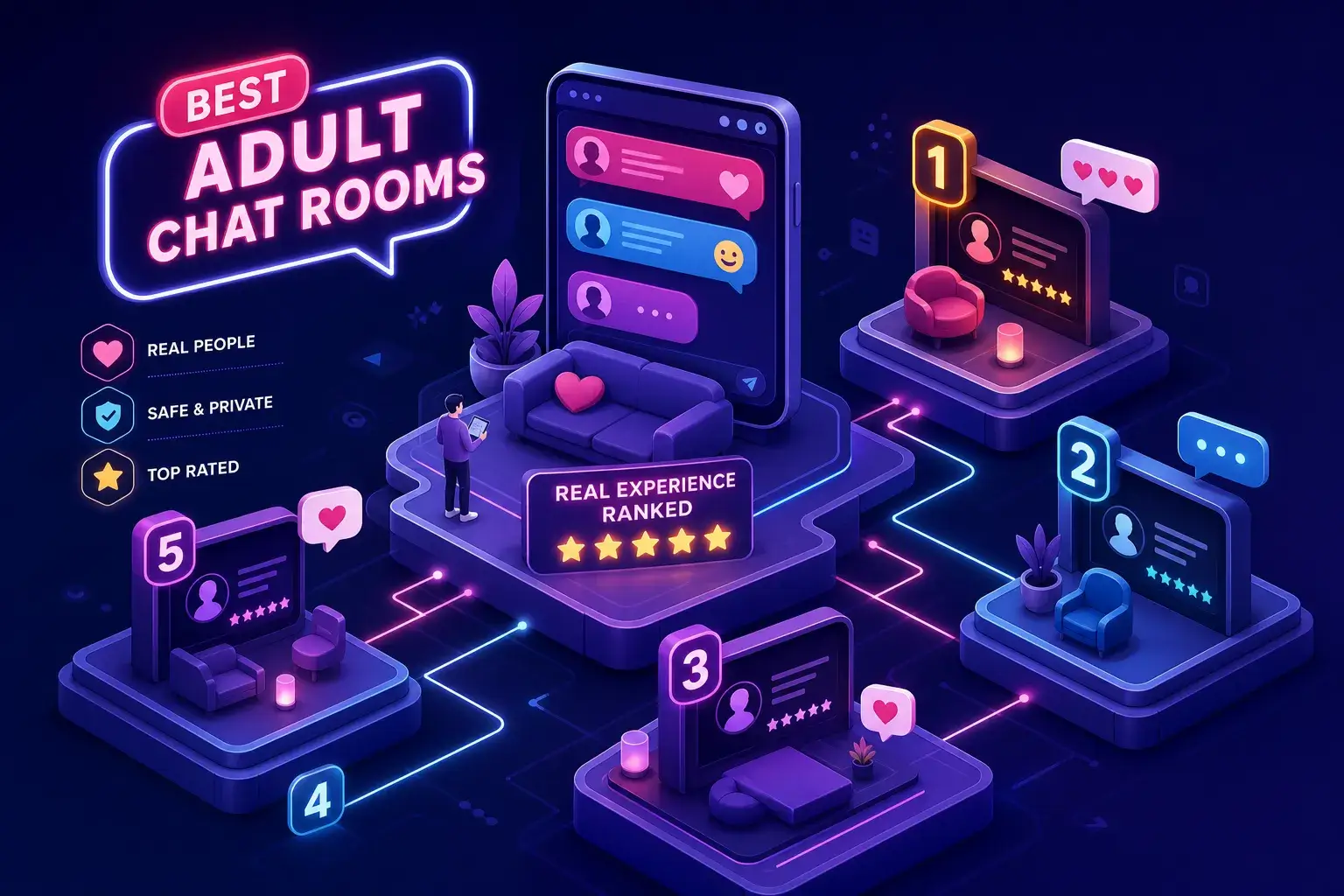 Best Adult Chat Rooms in 2026, Ranked by Real Experience